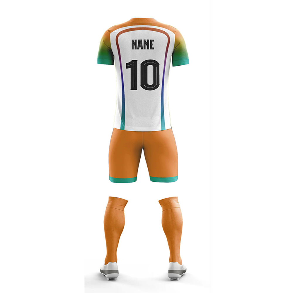 National Apparels 2024 Latest Design Soccer Uniform Set New Arrival Team Name Men Soccer Sports Football Uniforms For Sale